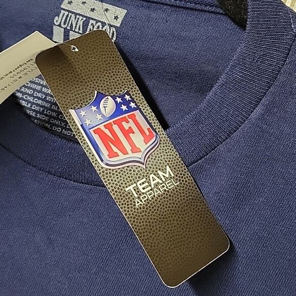 New England Patriots NFL Navy Long Sleeve Tee Shirt Adult Size Medium NWT - Picture 6 of 12